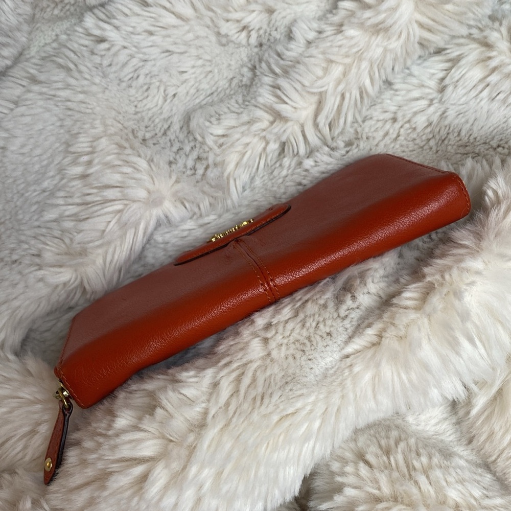 COACH ASHLEY LEATHER ZIP AROUND WALLET - Picture 9 of 12